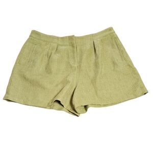 NWOT Tuckernuck Sage Green Tweed Shorts Womens Size XXL New